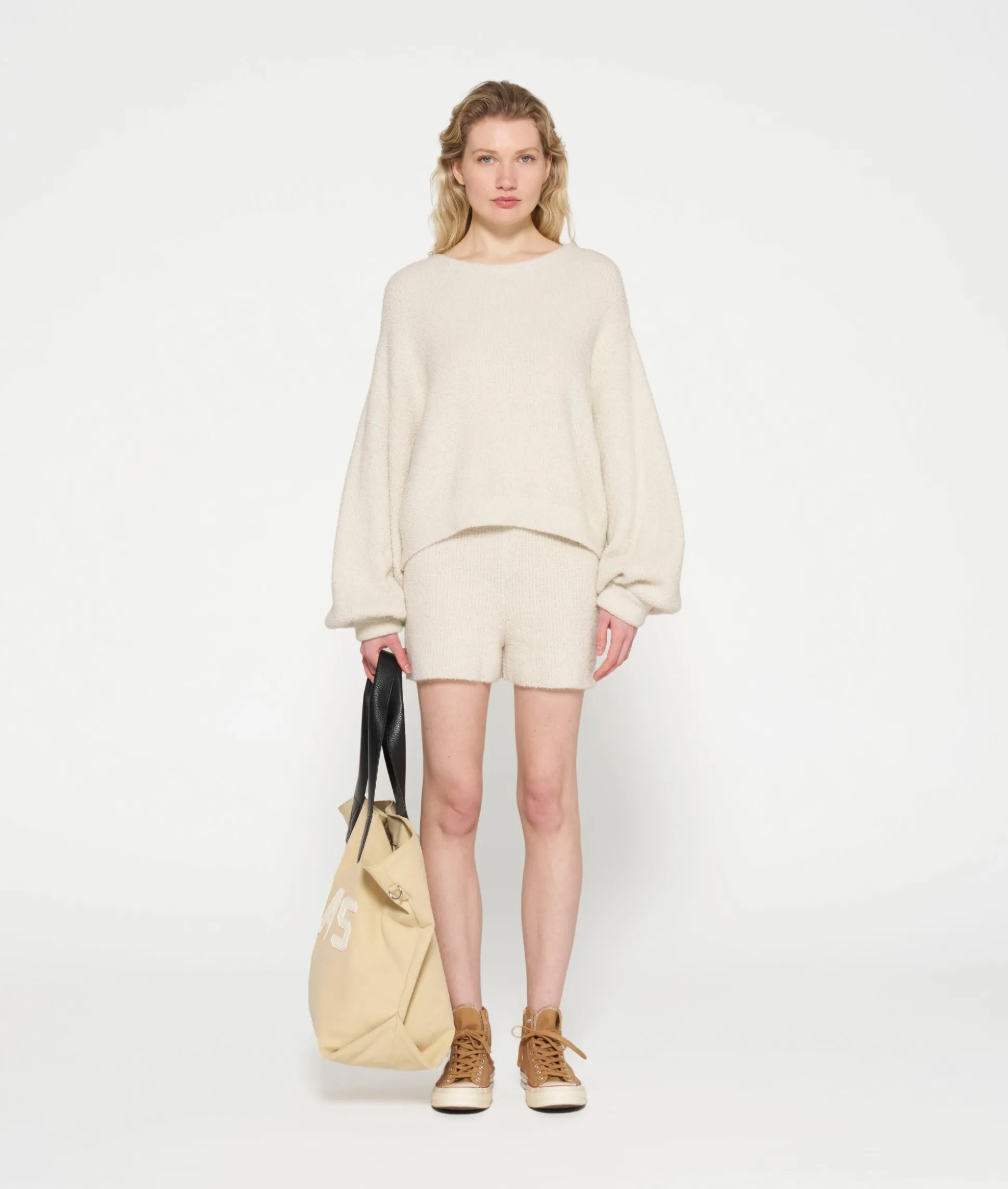 Boucle Knit Shorts