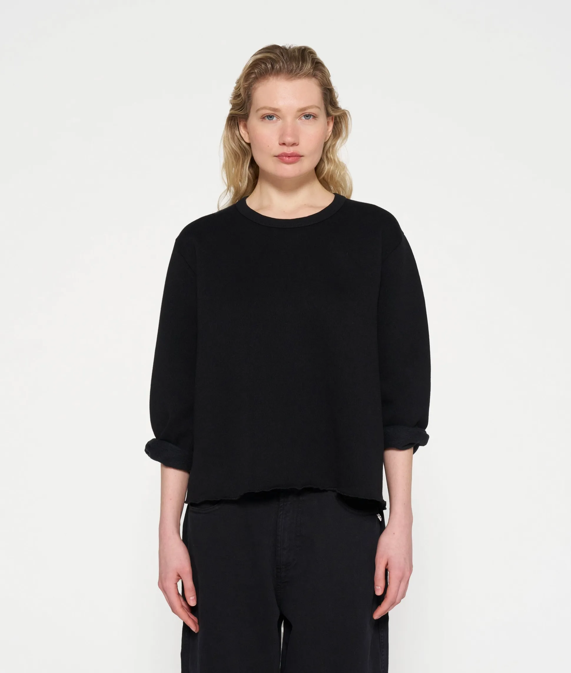 Crew Neck Long Sleeve Tee