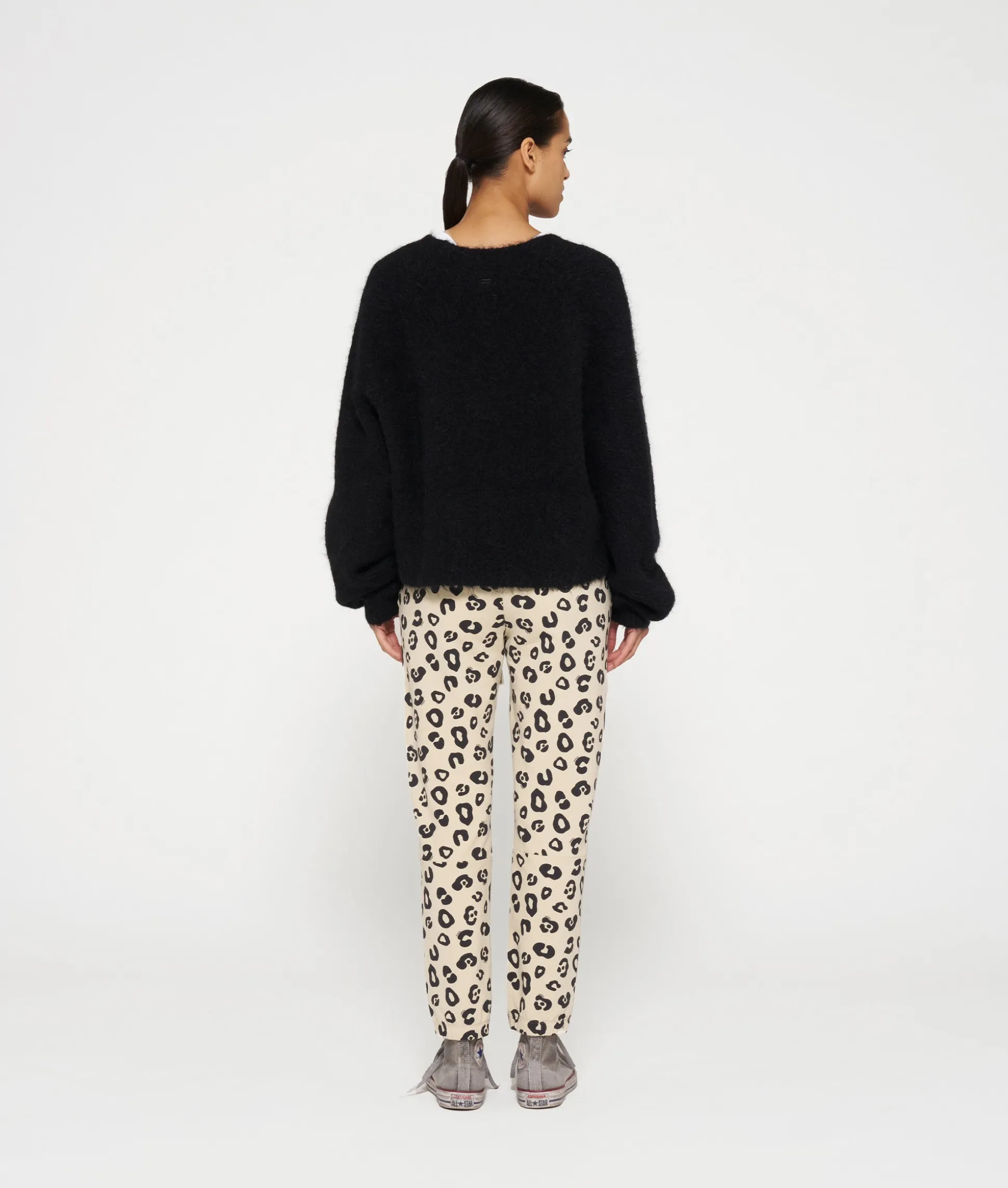 Cropped Jogger Leopard