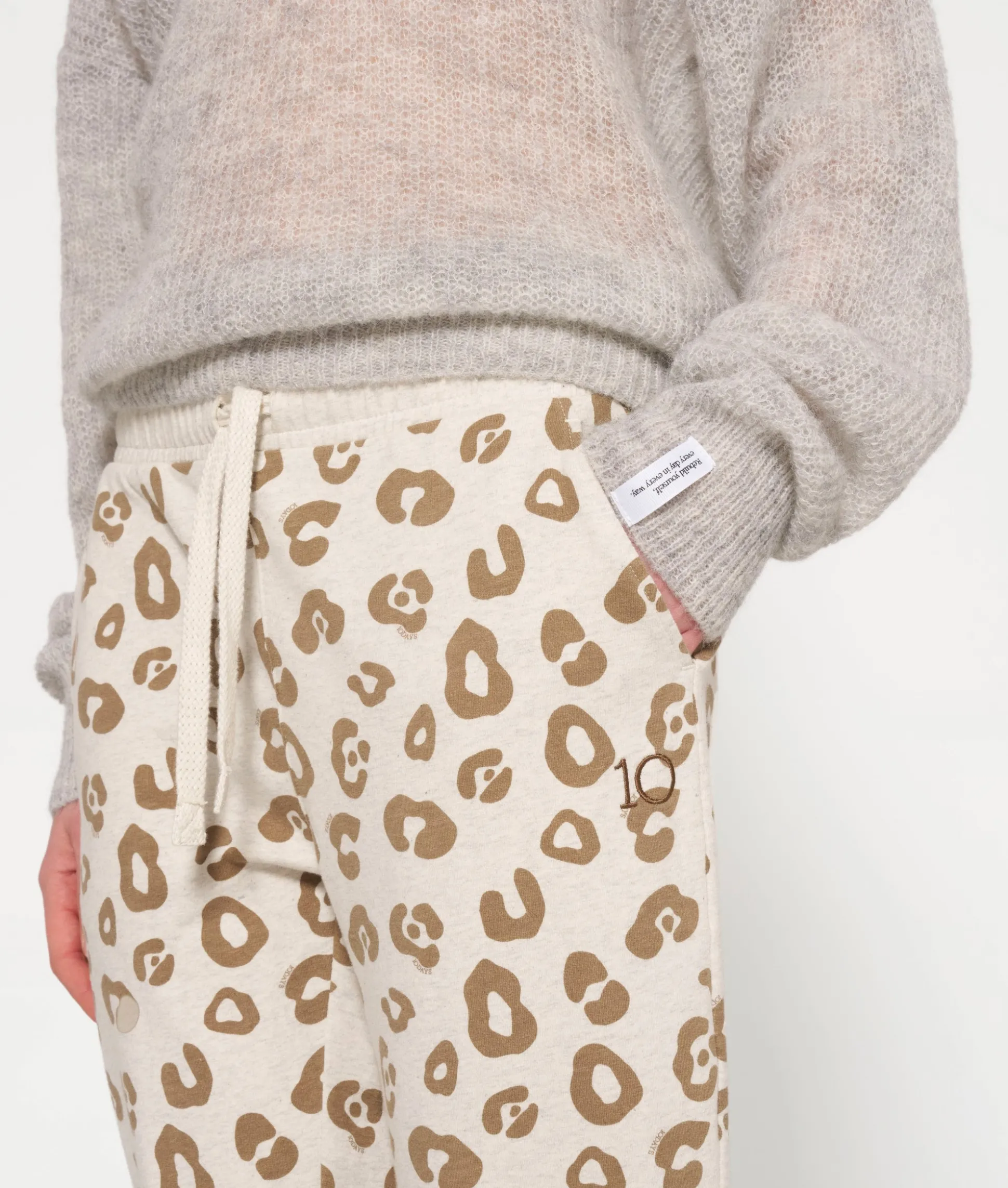 Cropped Jogger Leopard