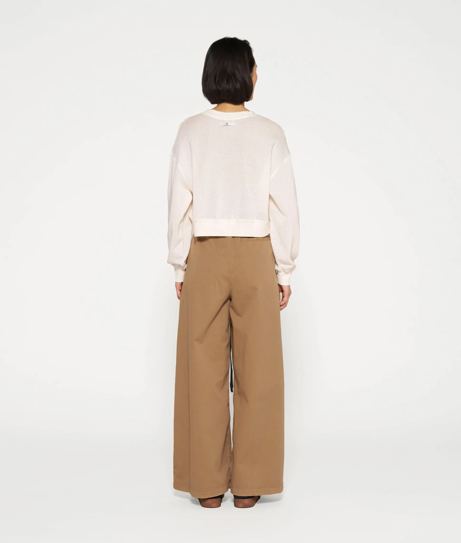 Cropped Sweater Mesh