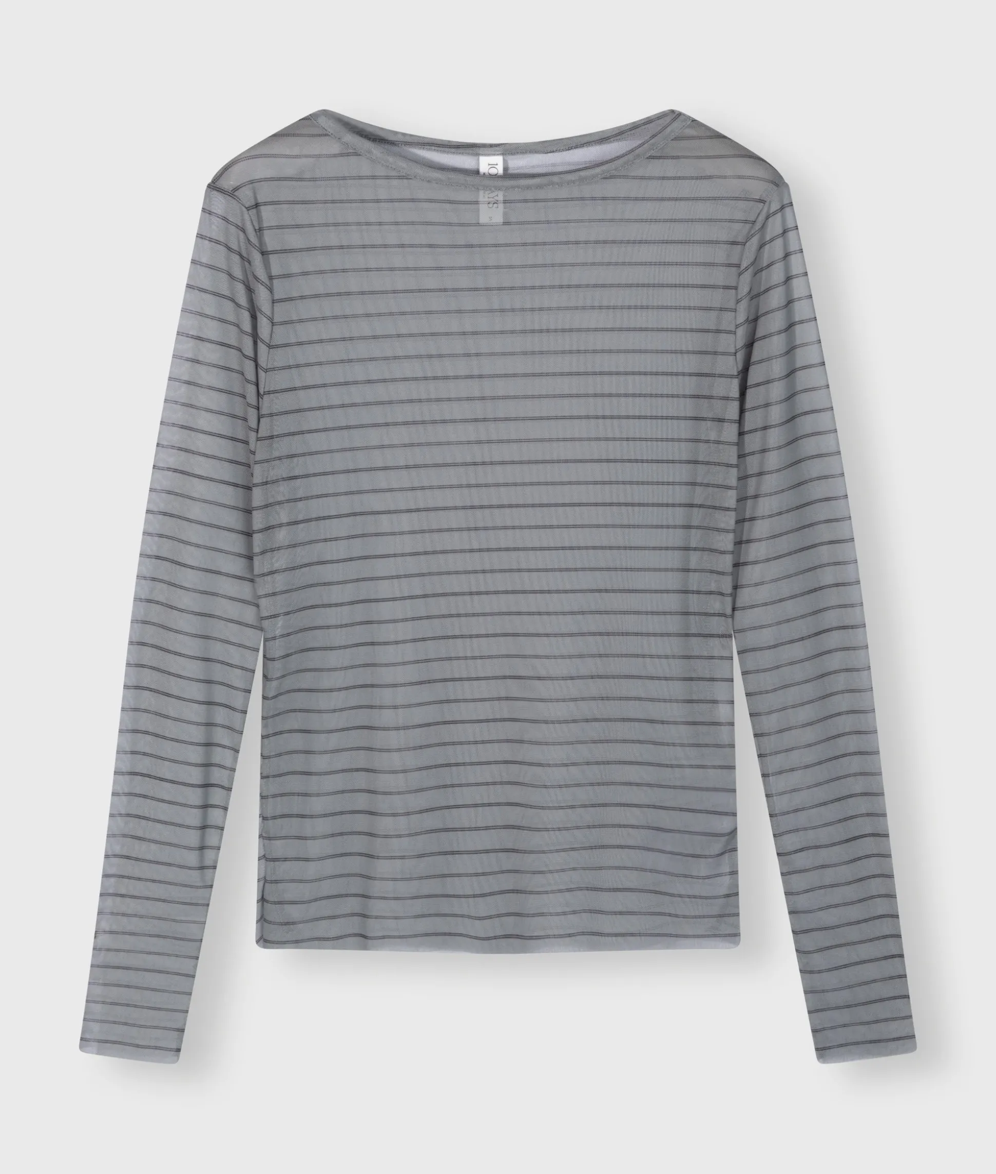 Mesh Tee Pinstripe