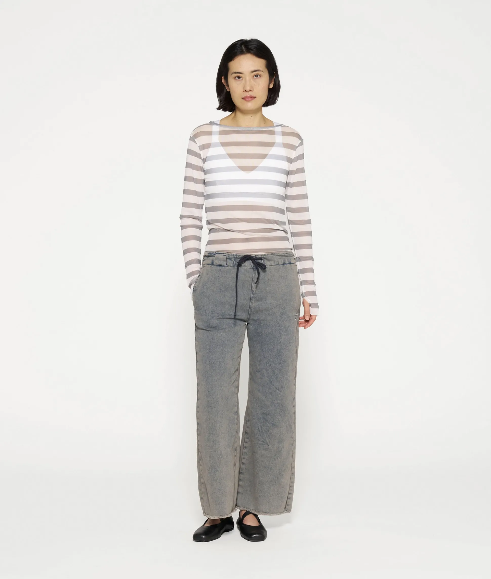 Mesh Tee Stripe
