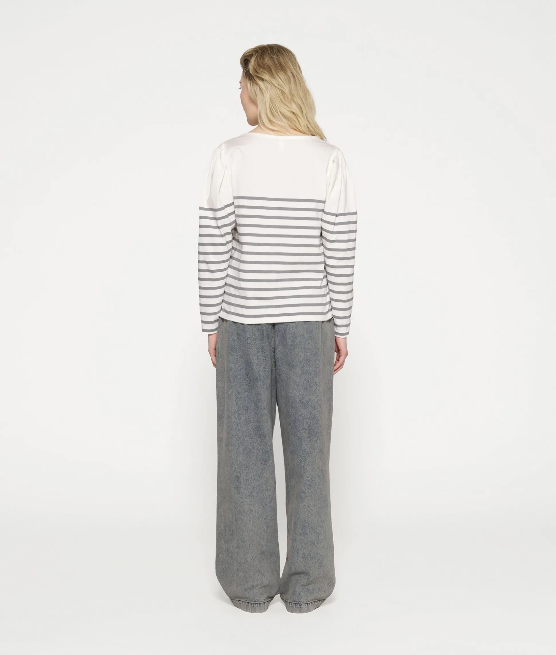 Puff Long Sleeve Tee Stripes