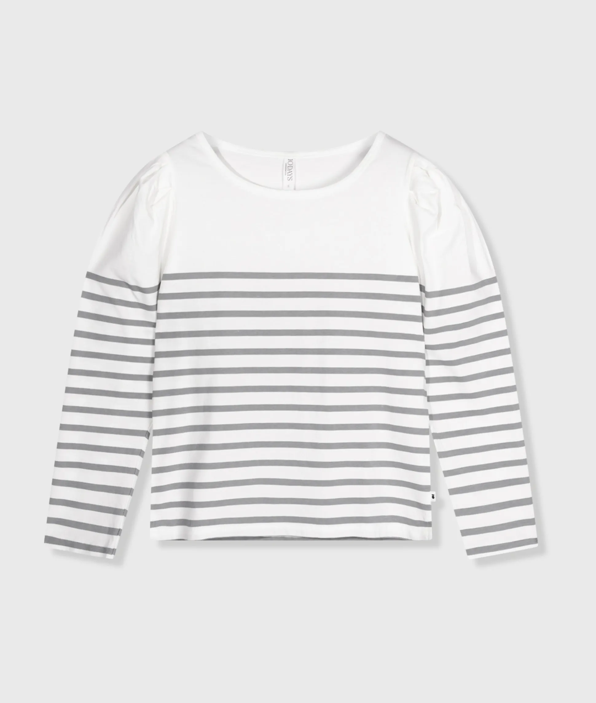 Puff Long Sleeve Tee Stripes
