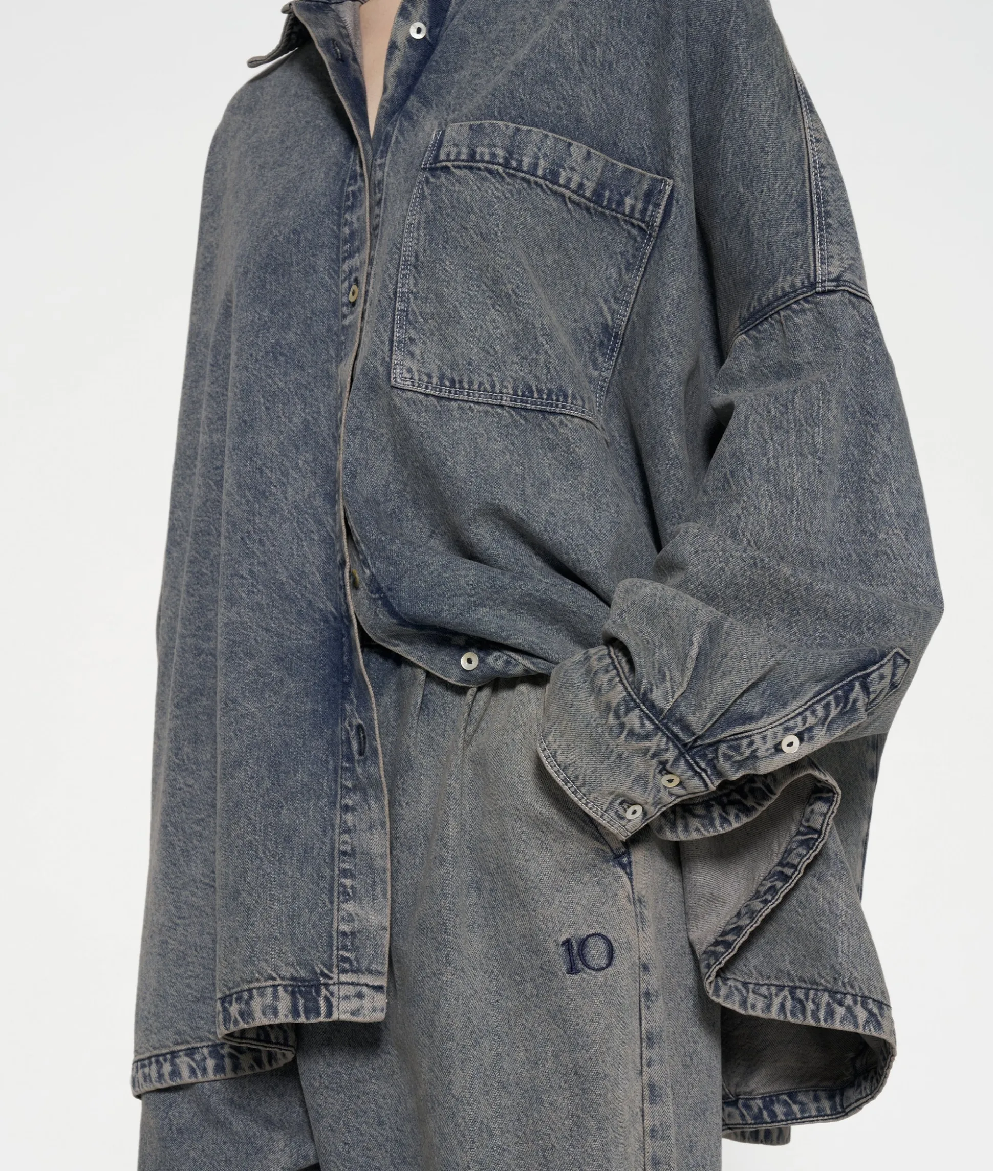 Shirt Flowy Denim