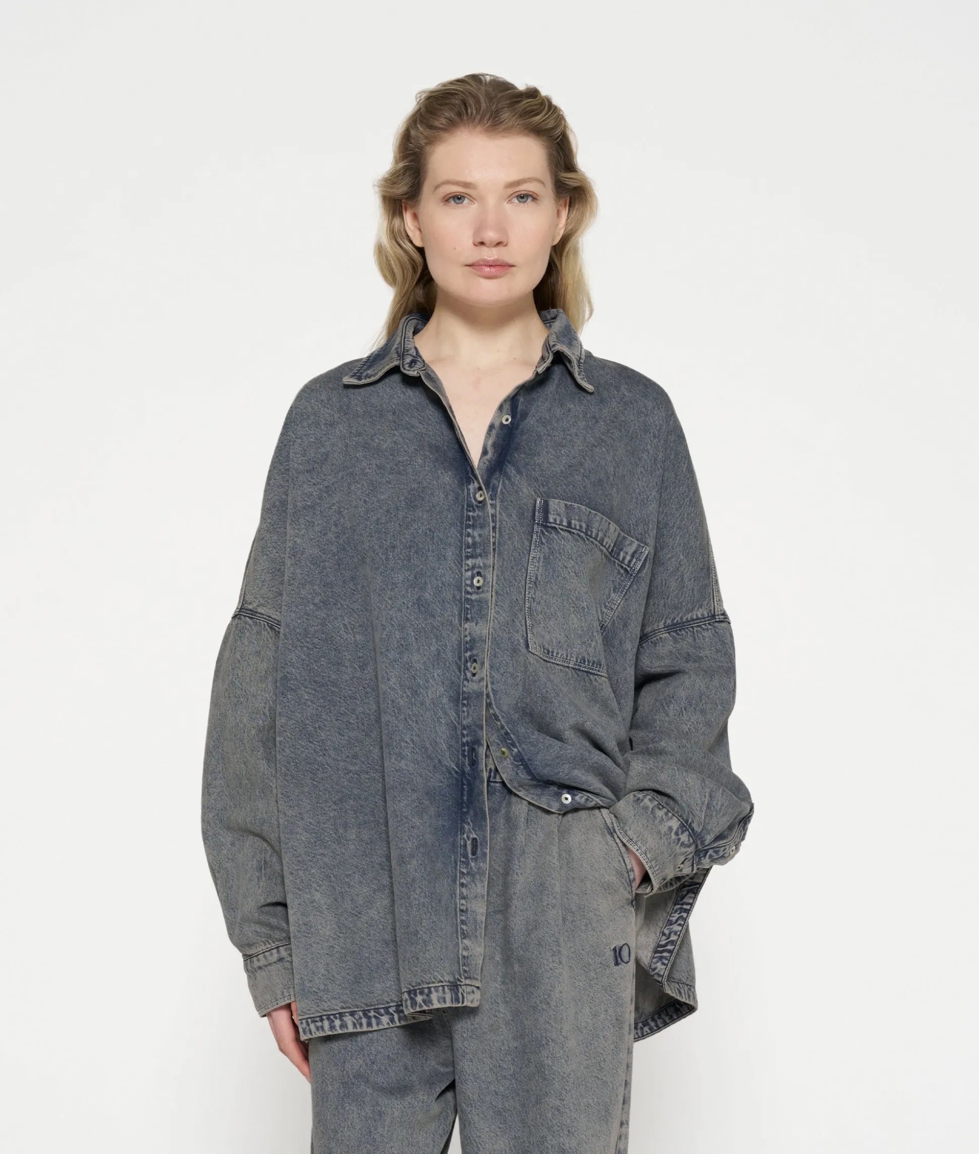 Shirt Flowy Denim
