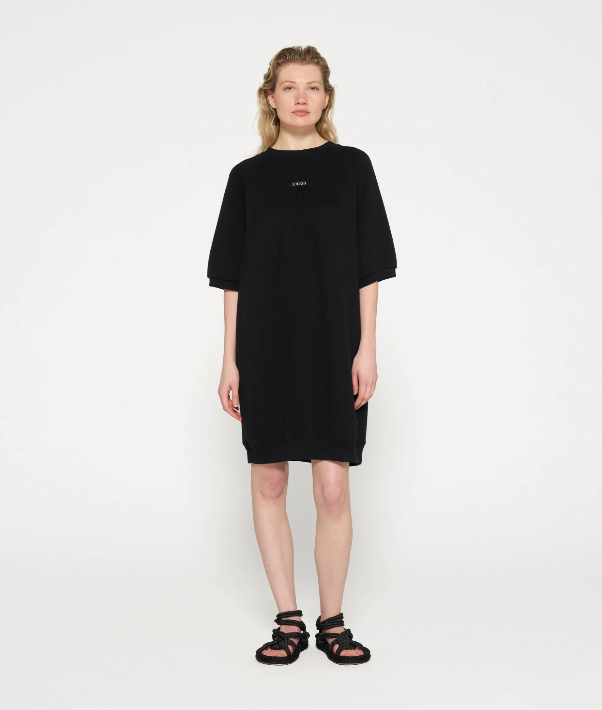 Short Sleeve Sweat Dress