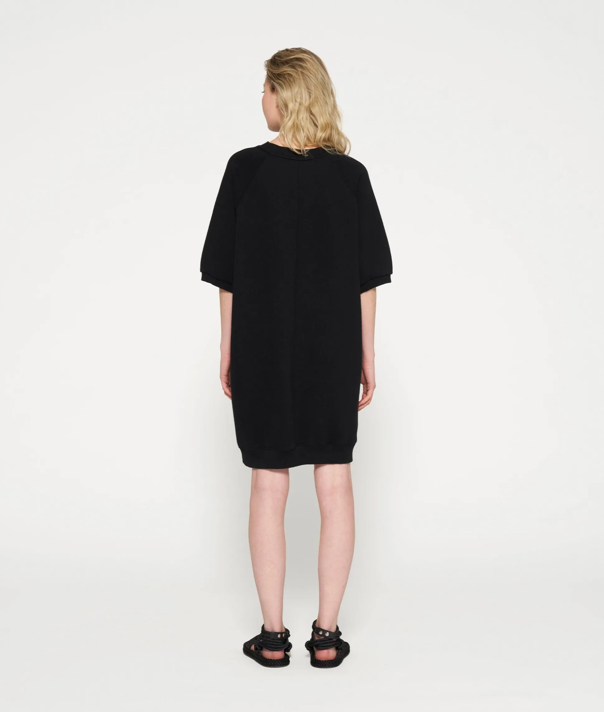 Short Sleeve Sweat Dress