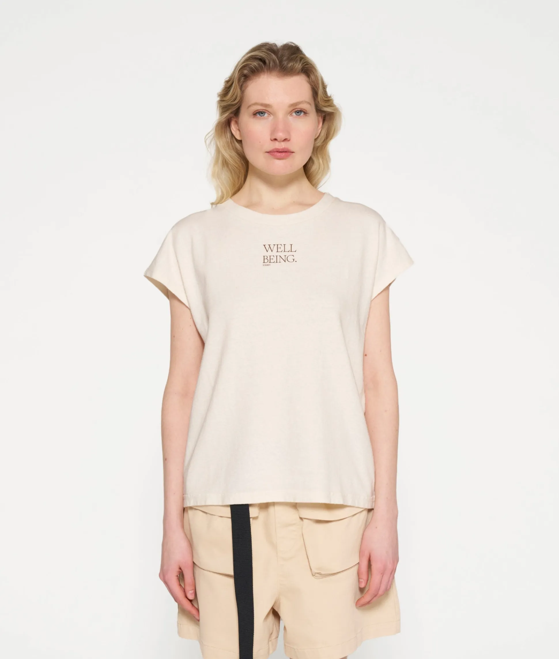 Short Sleeve Tee Linen