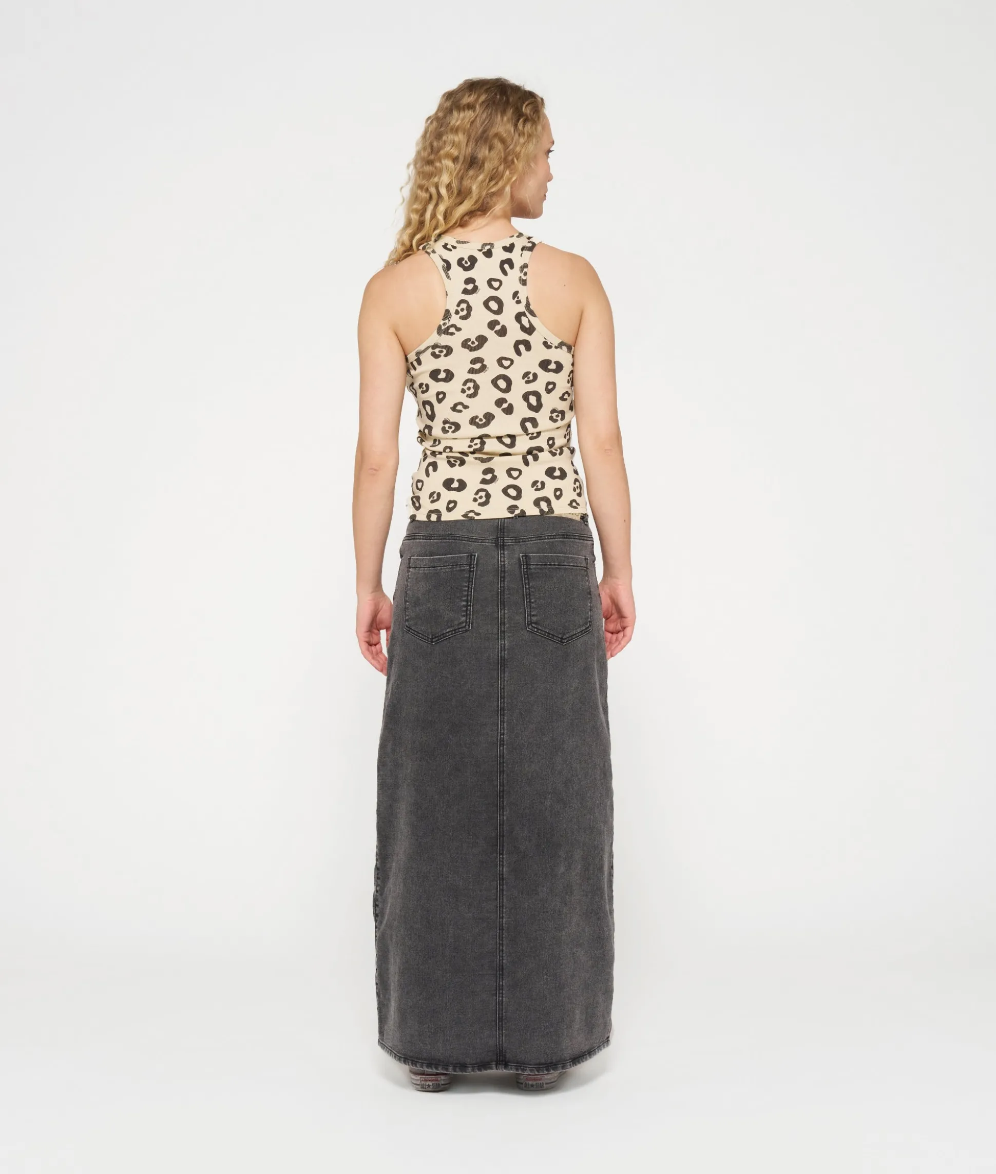 Tank Top Rib Leopard