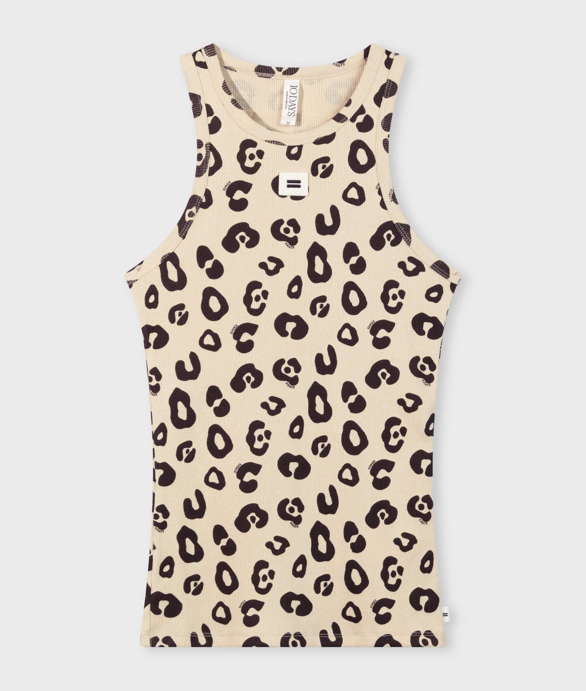 Tank Top Rib Leopard
