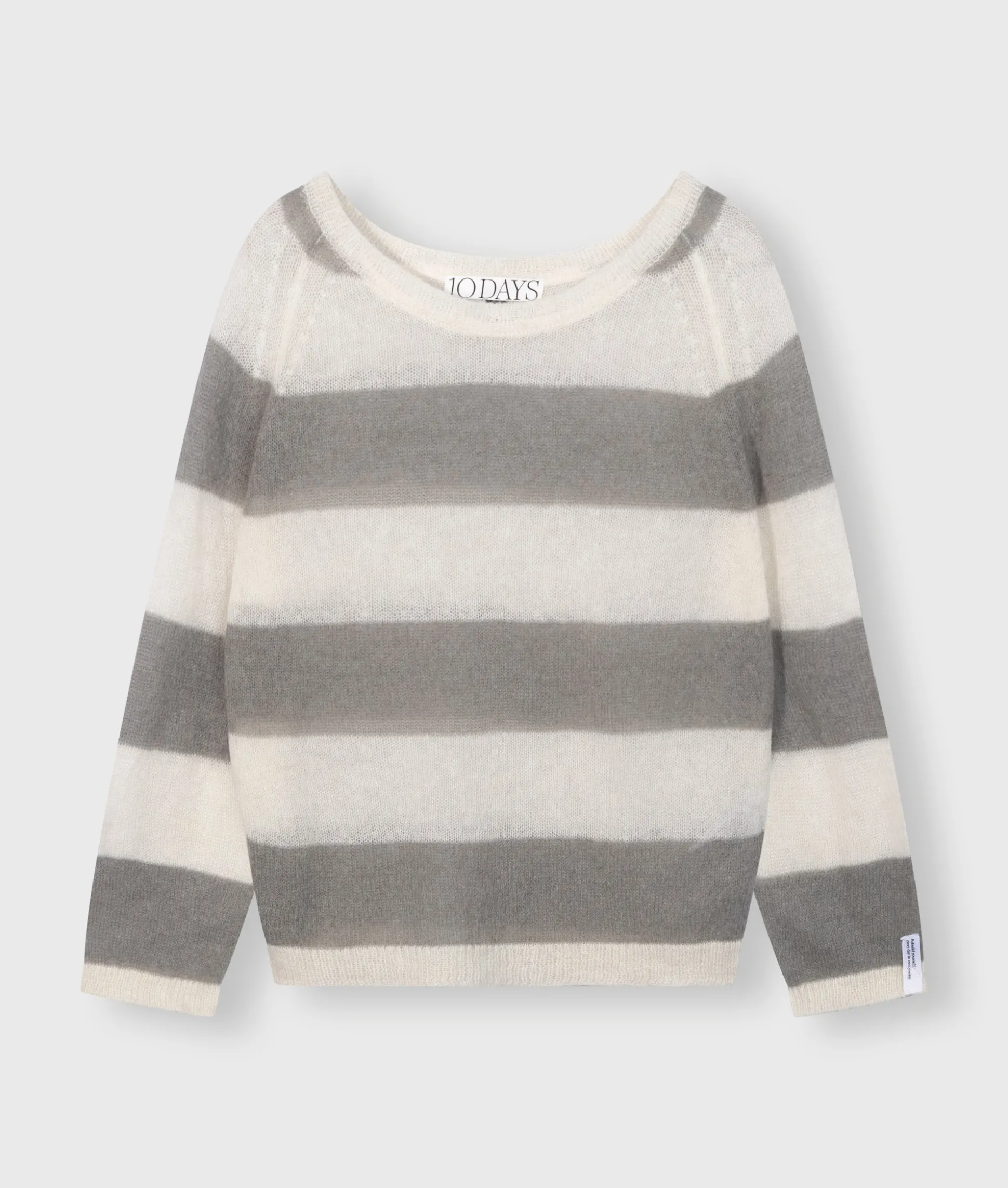 Thin Knit Sweater Stripes