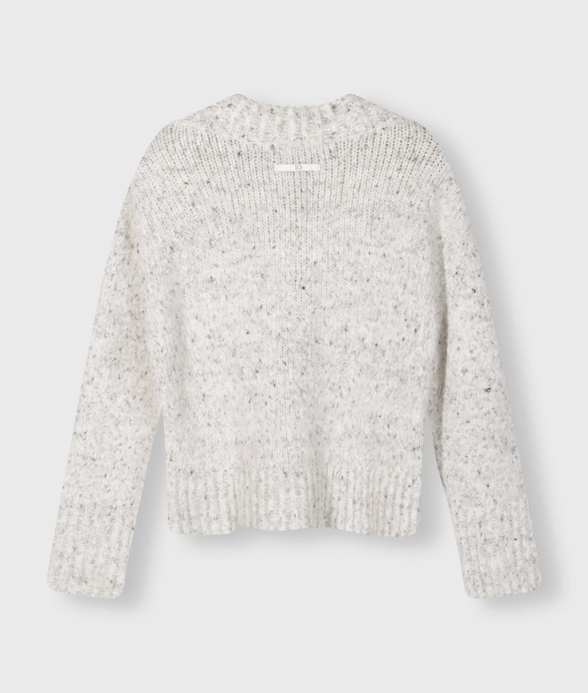 V-neck Knit Sweater Melee