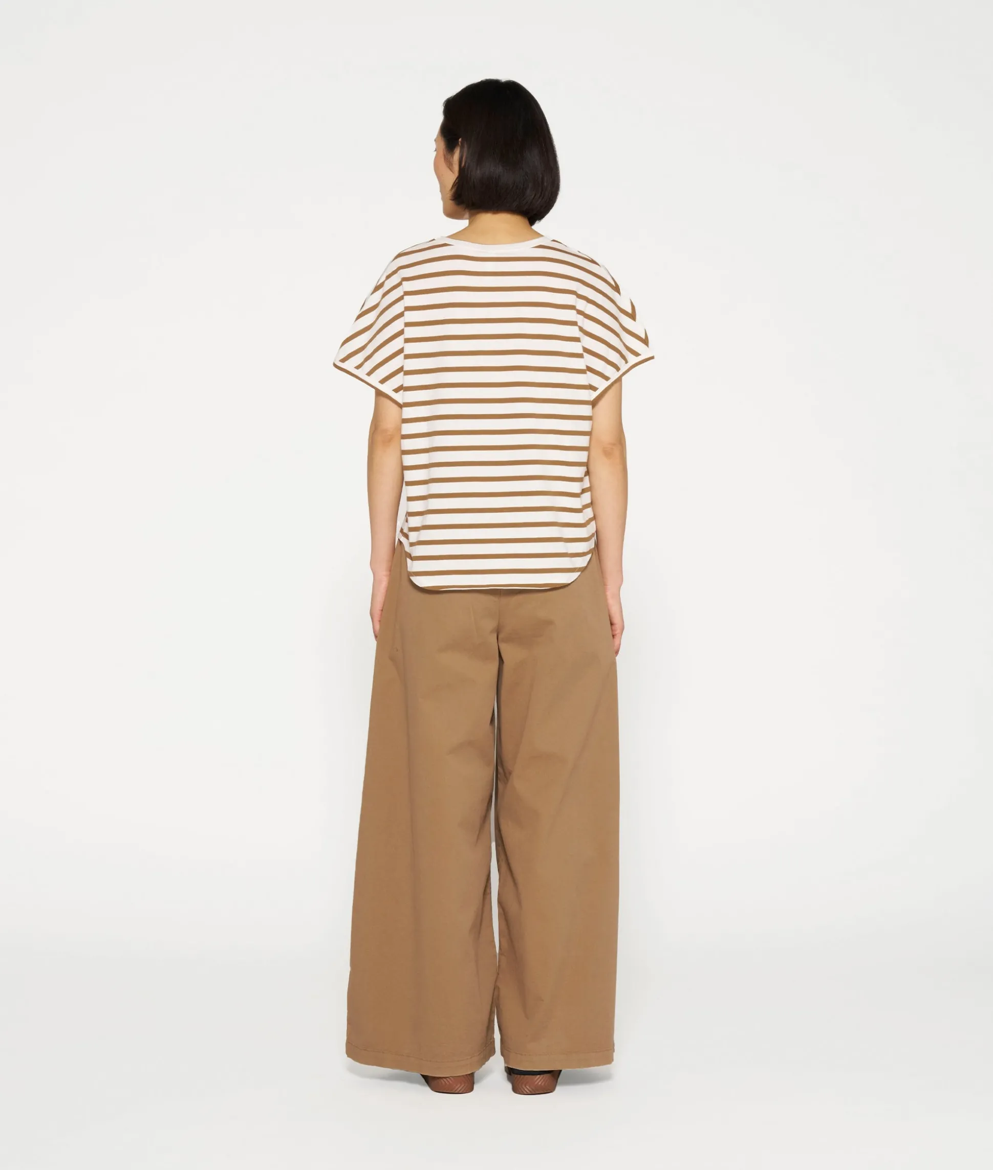 V-neck Tee Stripes