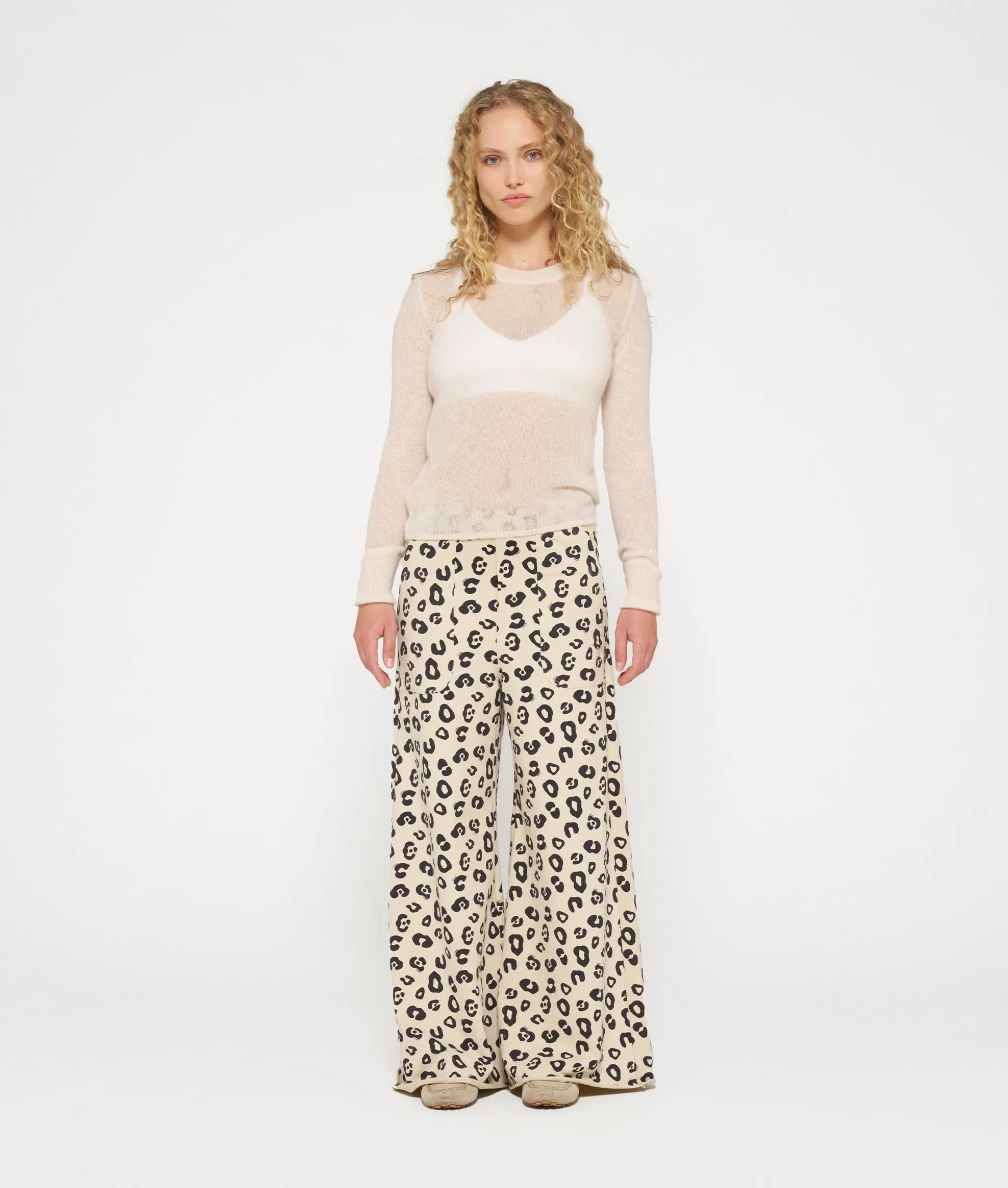 Wide Jogger Leopard