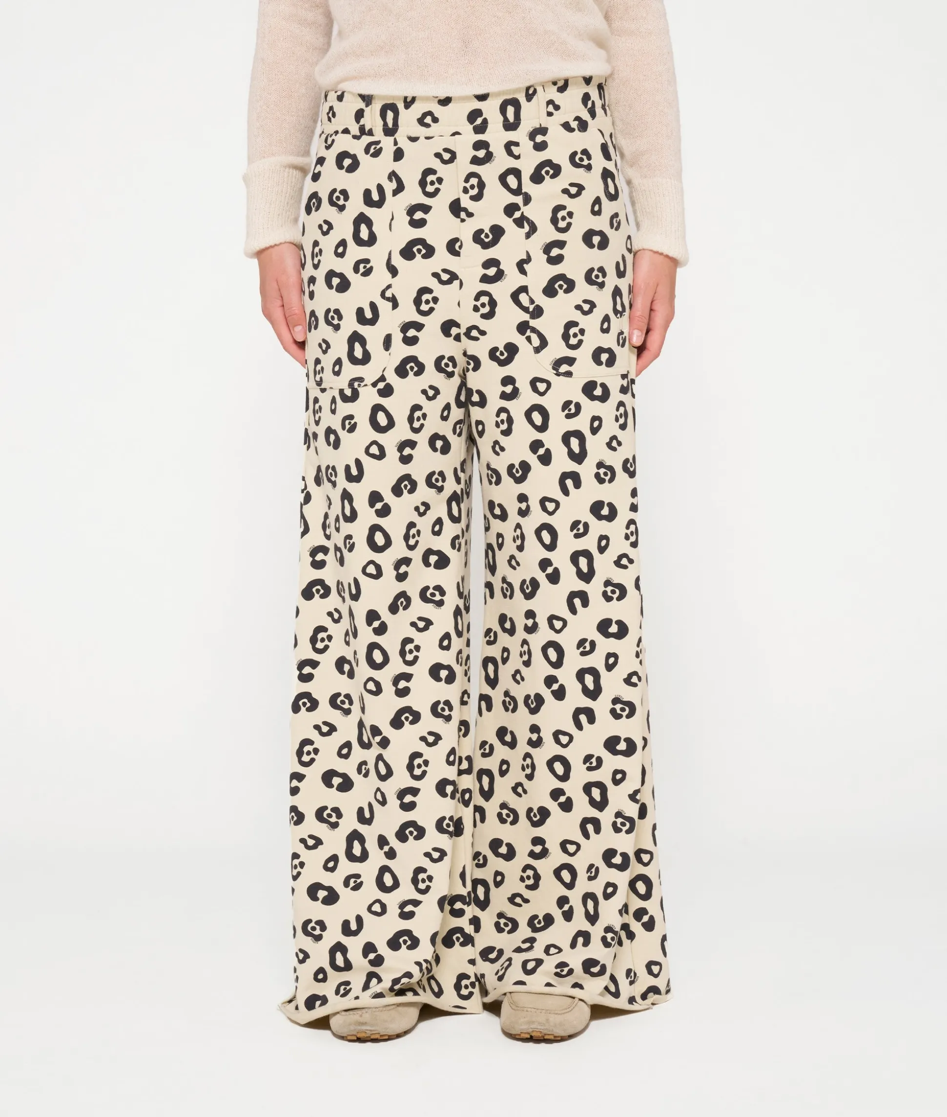 Wide Jogger Leopard