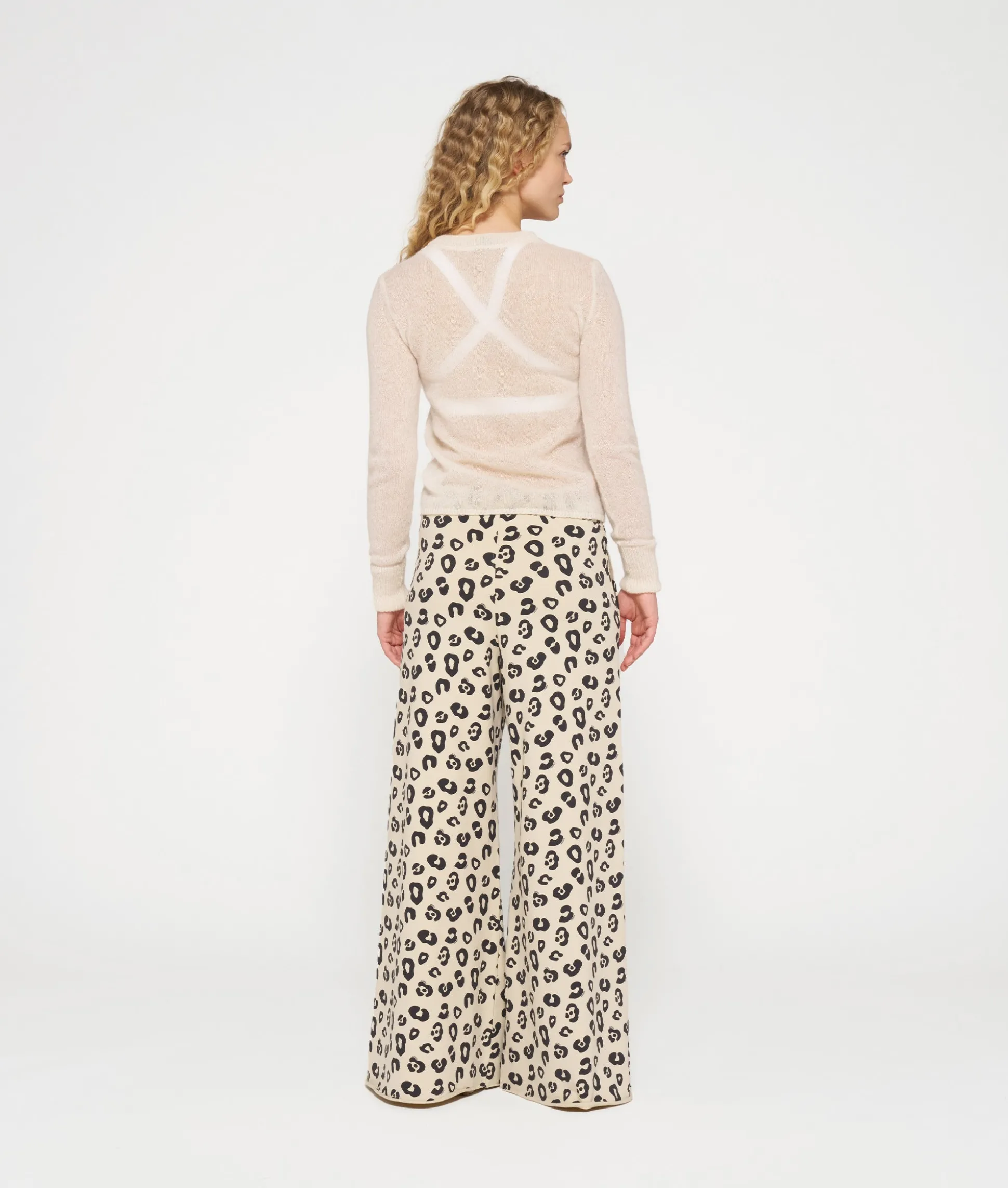 Wide Jogger Leopard