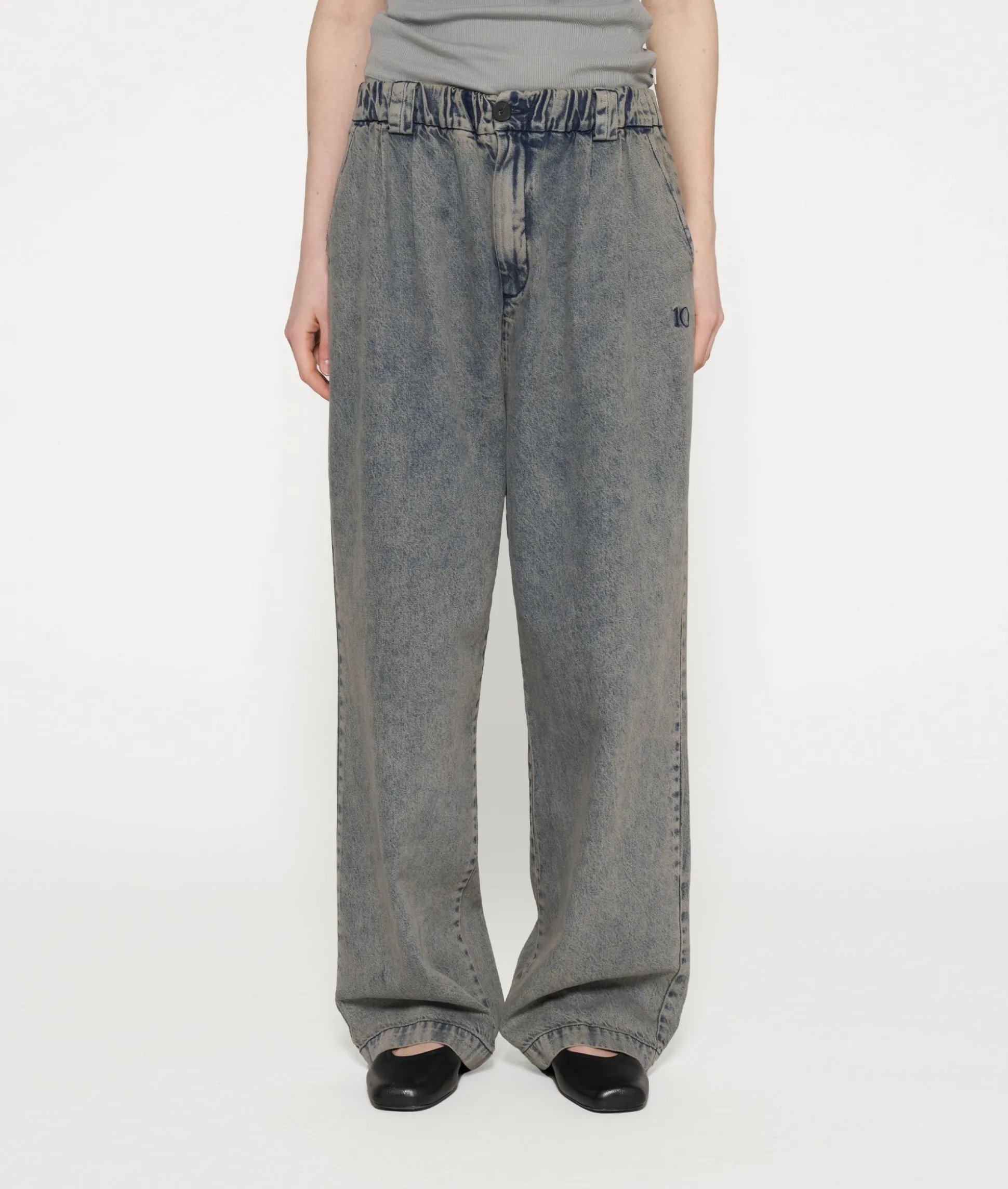 Wide Pants Flowy Denim