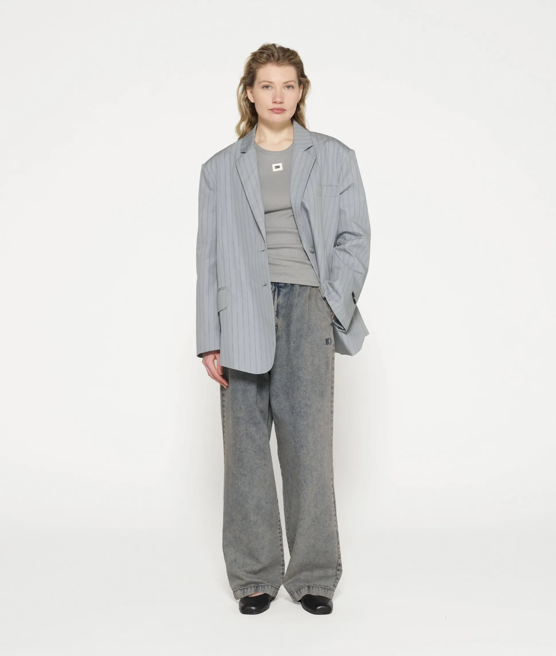 Wide Pants Flowy Denim