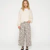 Wide Twill Pants Leopard