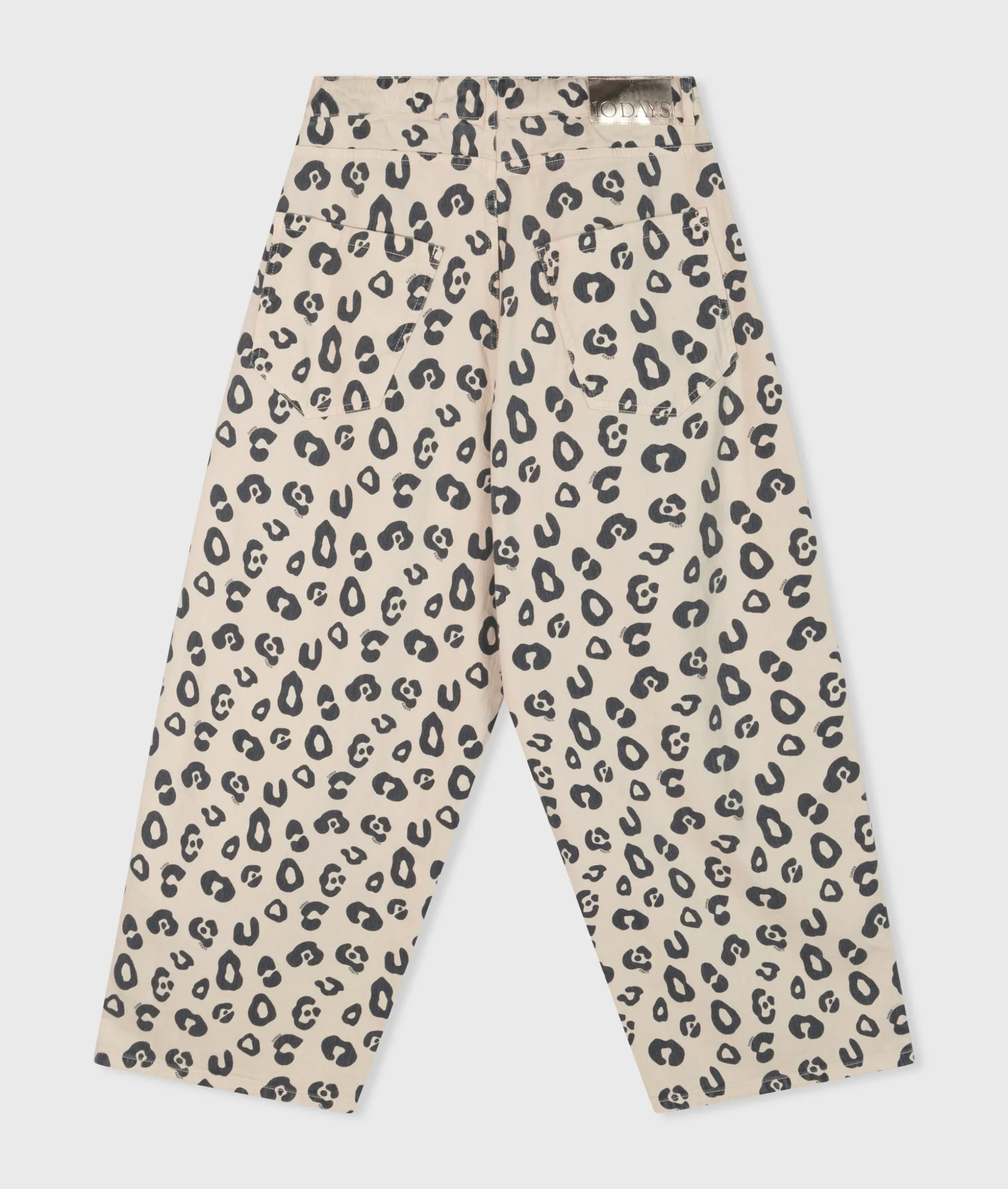 Wide Twill Pants Leopard